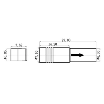 2,5-mm-Kartuschen-Entlastungsventil (für Luftfahrthydrauliksysteme)